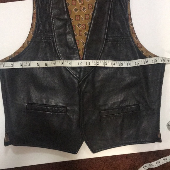 Western Black Vest Vintage measurements in pictures seems like a M - Picture 4 of 13